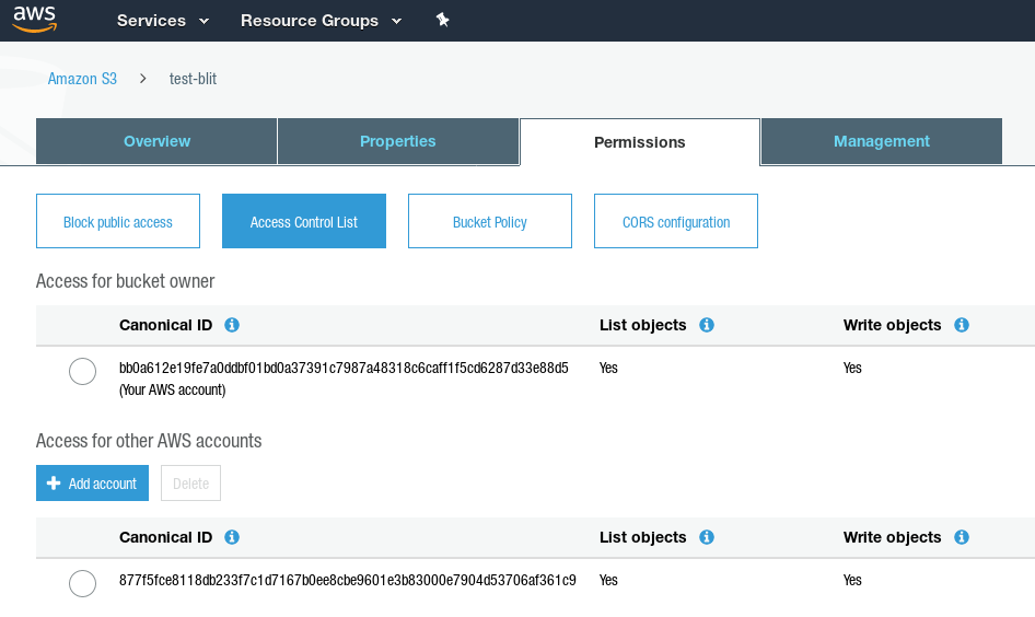 Configure your S3 bucket