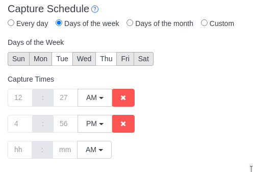 Flexible and powerful scheduling