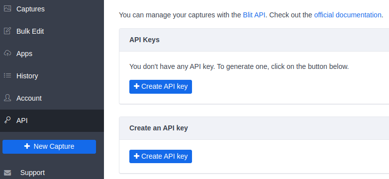 Blitapp API (screenshot 2)