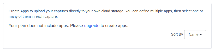 Create a new App (screenshot 2)