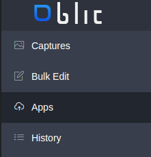 Create a new App (screenshot 1)