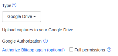 GDrive (Google Drive) App (screenshot 1)