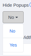 Hide Popups