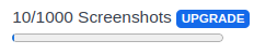 How are screenshots counted against my subscription? (screenshot 1)