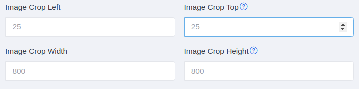 Image Crop Dimensions
