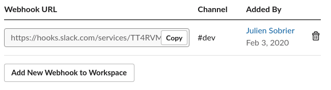 Slack App (screenshot 3)