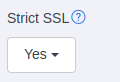 Strict SSL (screenshot 1)
