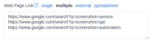 Web Page Link (screenshot 2)
