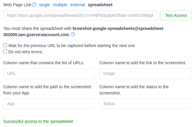 Web Page Link (screenshot 5)